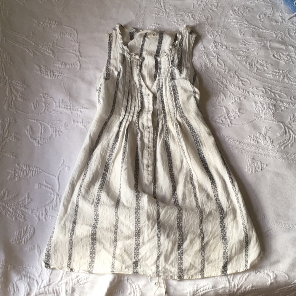 Boho loose sleeveless top